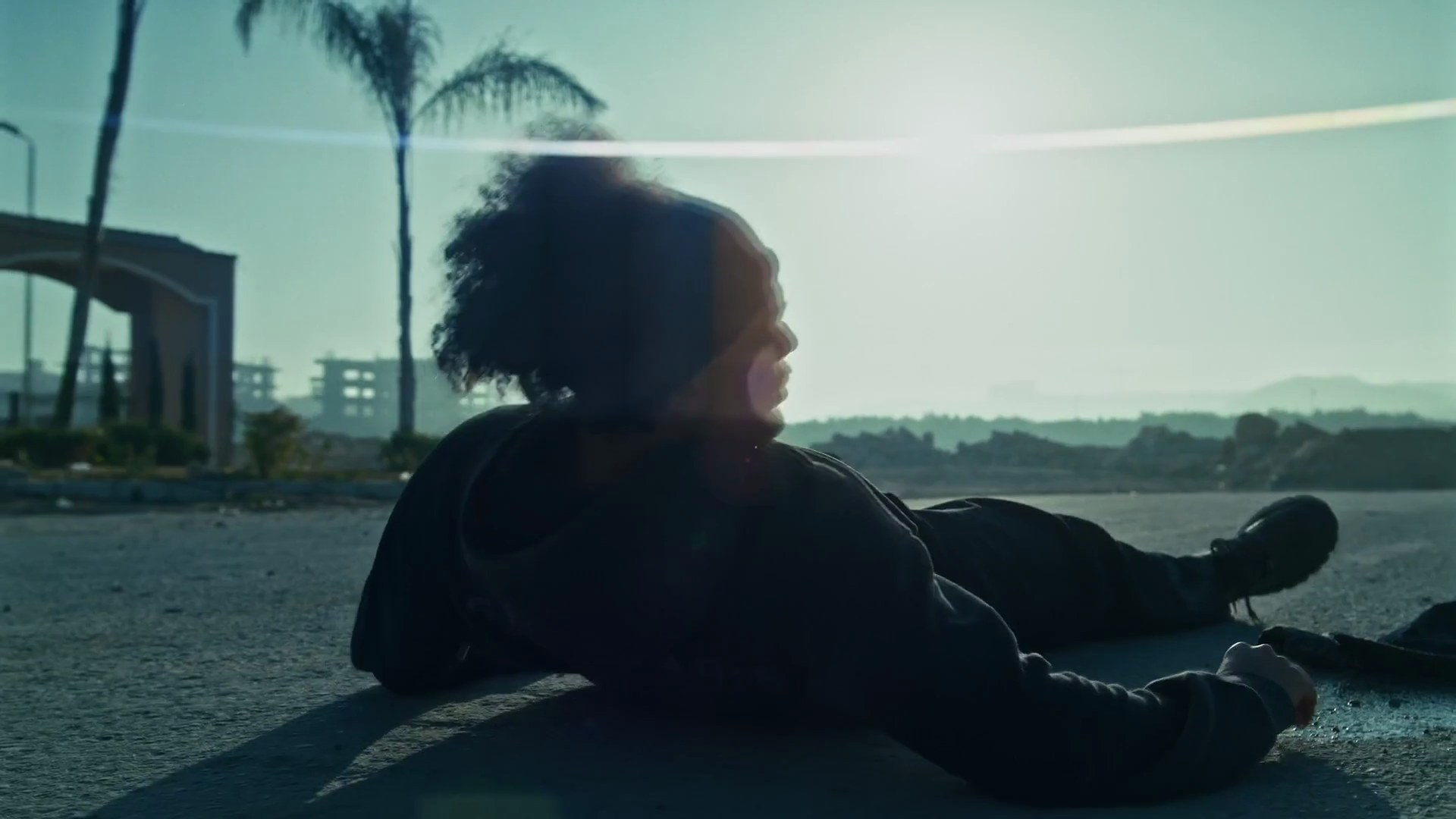 Final graded frame from the Grini music video